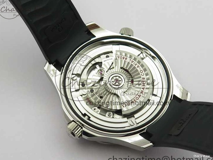 0121 BestValue Seamaster Diver 300M Nekton VSF 1:1 Best Edition Black Dial on Black Rubber Strap A 7886